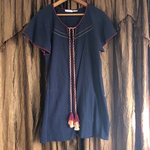 Blu pepper Dress size medium with embellishments